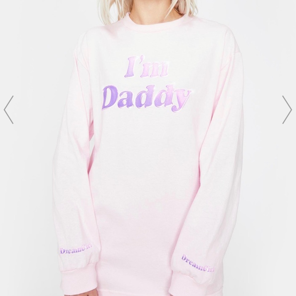 ISO Dolls Kill I’m Daddy Long Sleeve Graphic Tee